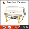 Oblong Roll Top Stainless Steel Chafing Dish For Buffet JC-CL04